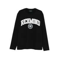 Tricouri John Richmond Long-Sleeved T-Shirt With Logo Barbati