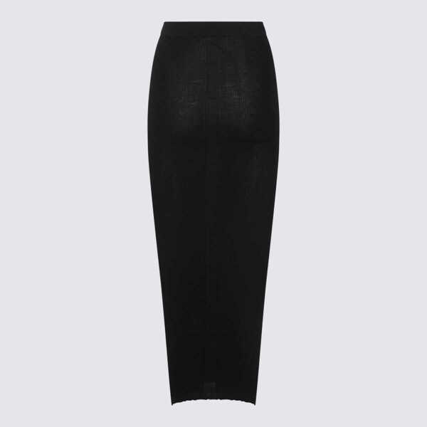 Fuste Rick Owens Rick Owens Black Wool Skirt Black Femei (BM 18737322) 2