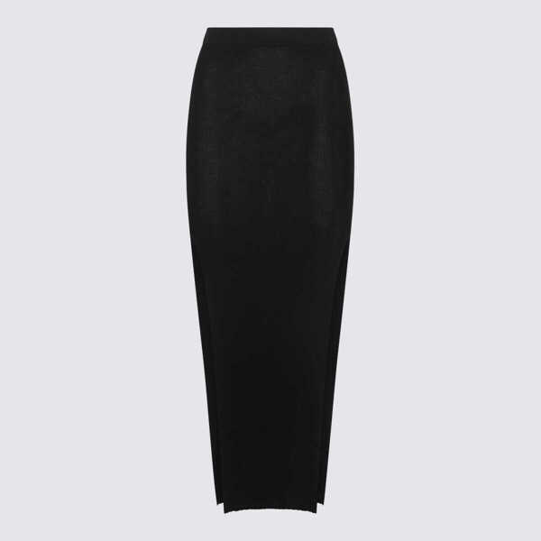 Fuste Rick Owens Rick Owens Black Wool Skirt Black Femei (BM 18737322) 1