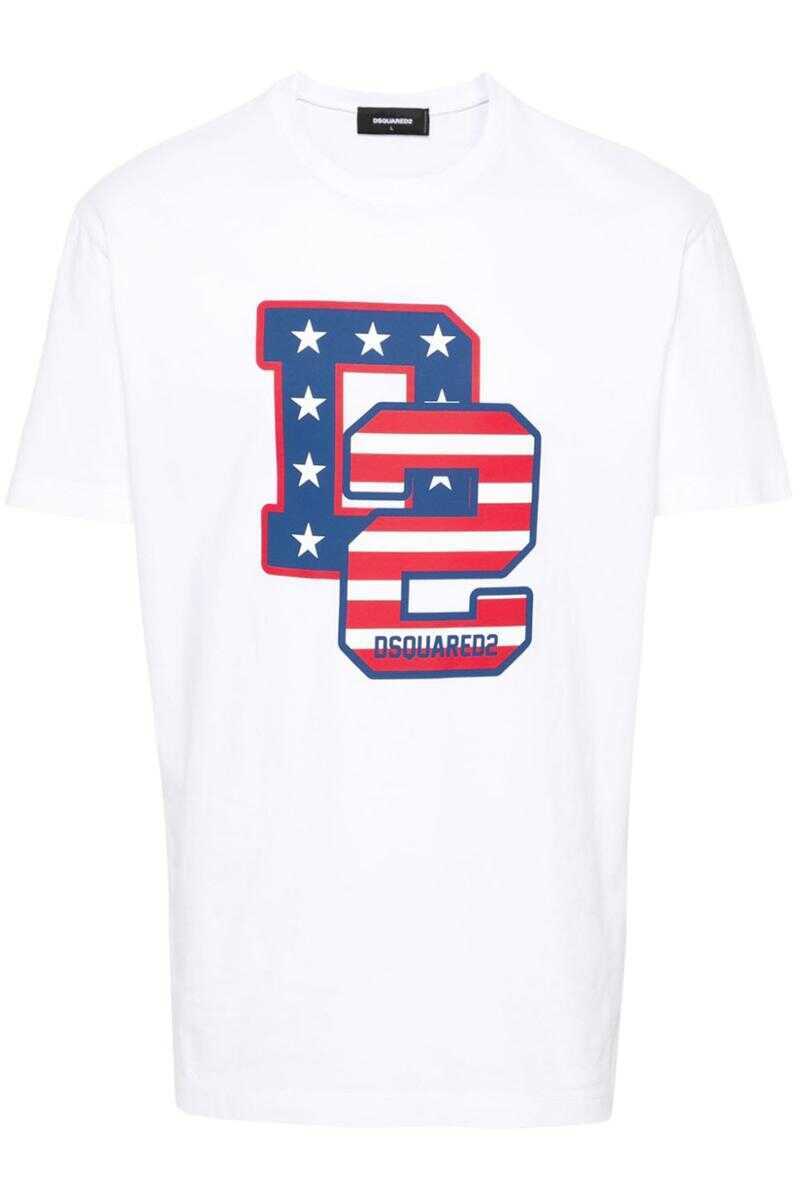 Topuri DSQUARED2 DSQUARED2 T-Shirts WHITE Barbati (BM 18737466) 1