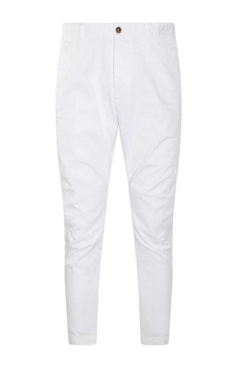 Pantaloni DSQUARED2 DSQUARED2 Trousers WHITE Barbati (BM 18737481) 1