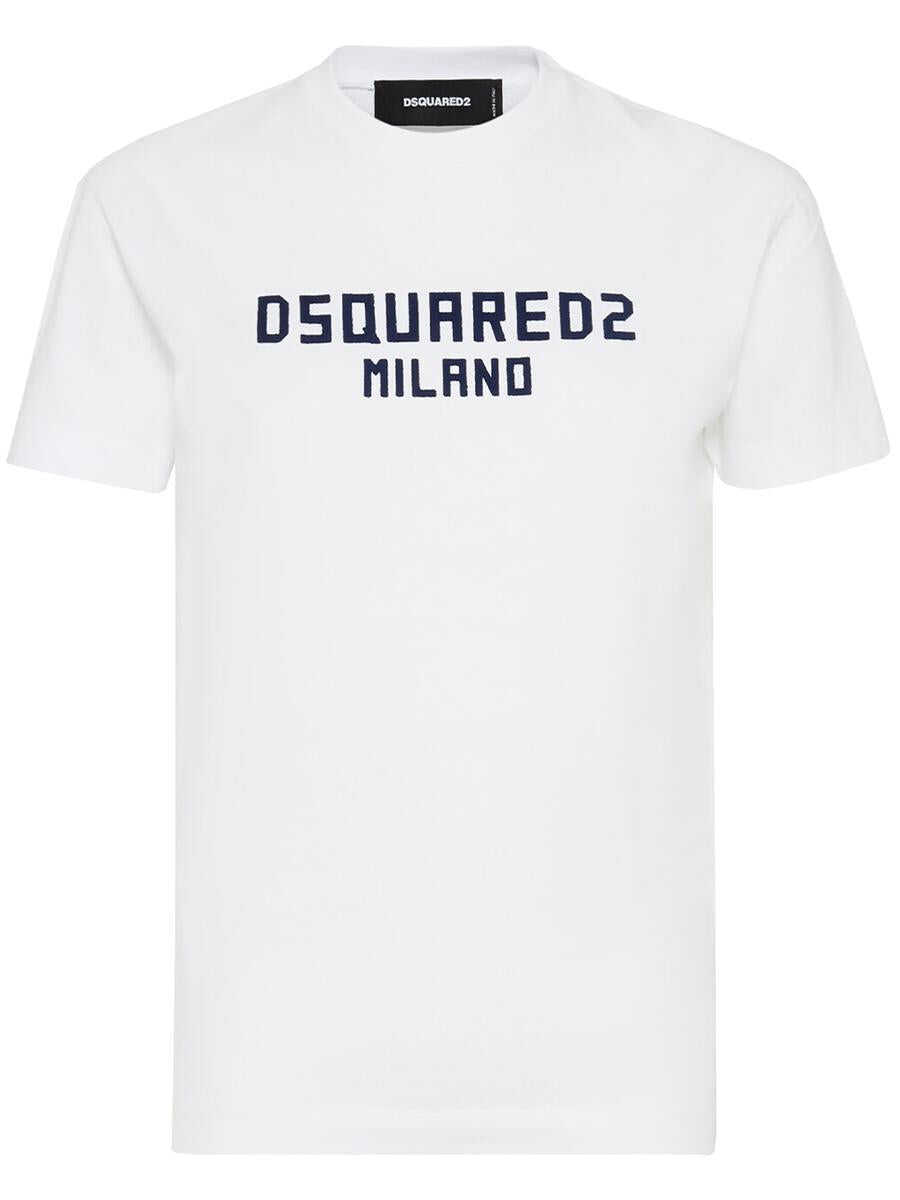 Topuri DSQUARED2 DSQUARED2 Just Right Tee Clothing WHITE Femei (BM 18737514) 1