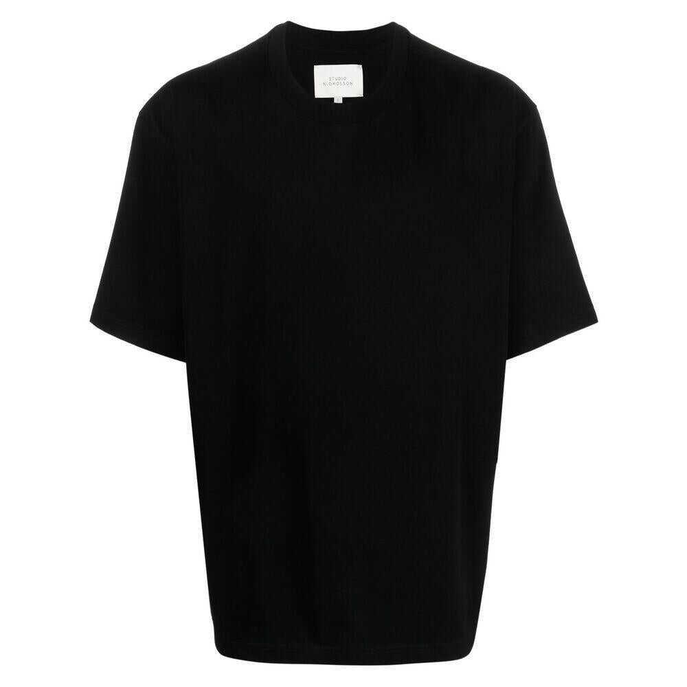 Topuri STUDIO NICHOLSON Studio Nicholson T-Shirts & Vests Black Barbati (BM 18737586) 1