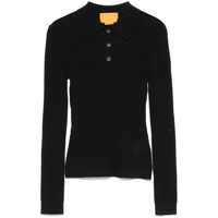 Tricouri Polo Guest In Residence Long Sleeves "Shrunken" Cashmere Polo Shirt Clothing Femei