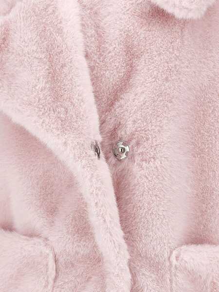 Paltoane Monnalisa HAIRY PELUCHE TEDDY COAT Pink Fete (BM 18738309) 3