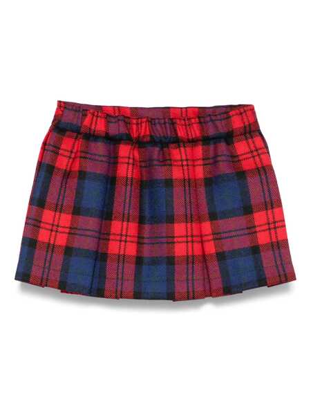 Fuste Fendi TARTAN SKIRT Red Fete (BM 18738318) 2