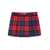 Fendi TARTAN SKIRT Red