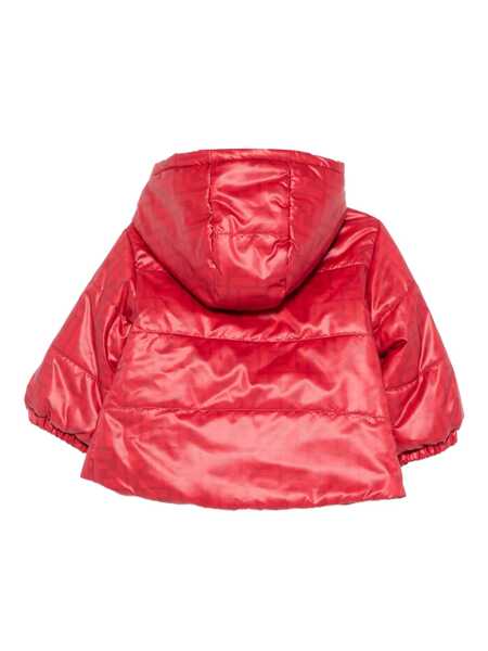 Geci de iarna Fendi FF NYLON DOWN JACKET Red Fete (BM 18738336) 2
