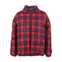 Geci de iarna RED TARTAN DOWN JACKET Fete