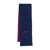 Fendi DOUBLE FF REVERSIBLE SCARF Blue