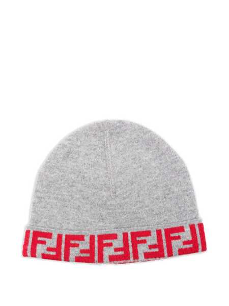 Caciuli Fendi REVERSIBLE BEANIE Gray Fete (BM 18738378) 1