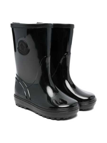 Ghete Moncler PETIT KICKS STREAM RAIN BOOTS Black   Fete (BM 18738453) 1