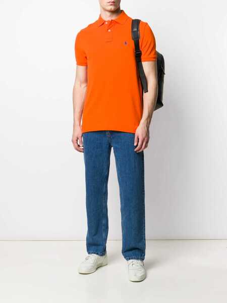 Tricouri Polo Ralph Lauren Pique polo shirt Orange Barbati (BM 18738714) 2