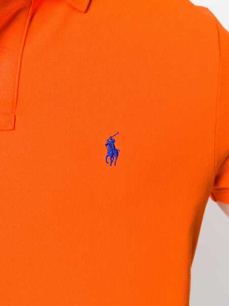 Tricouri Polo Ralph Lauren Pique polo shirt Orange Barbati (BM 18738714) 5