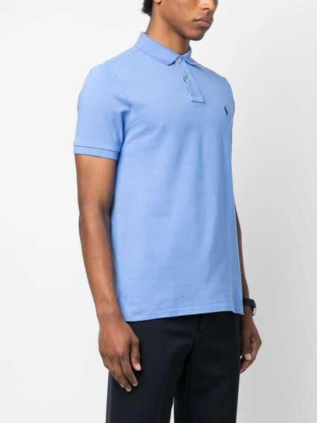 Tricouri Polo Ralph Lauren Pique polo shirt Blue Barbati (BM 18738717) 3