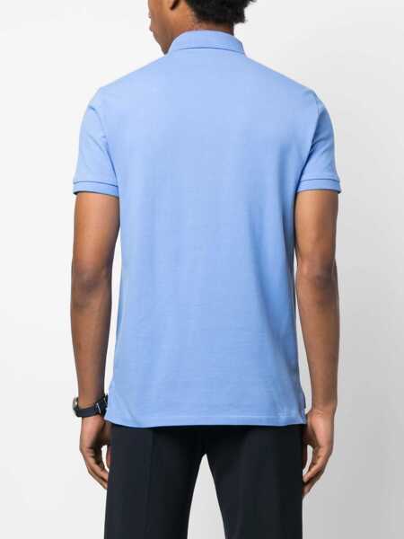 Tricouri Polo Ralph Lauren Pique polo shirt Blue Barbati (BM 18738717) 4