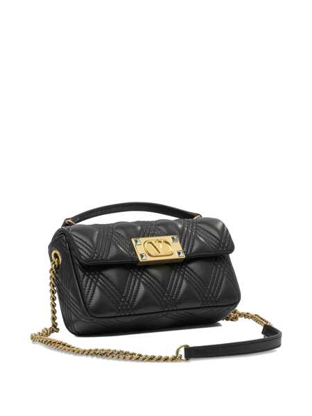 Genti tip postas Valentino Garavani Quiltie 67 crossbody bag Black Femei (BM 18738783) 5