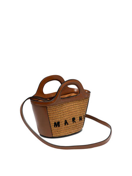 Genti de mana Marni Tropicalia handbag Beige Femei (BM 18738801) 2