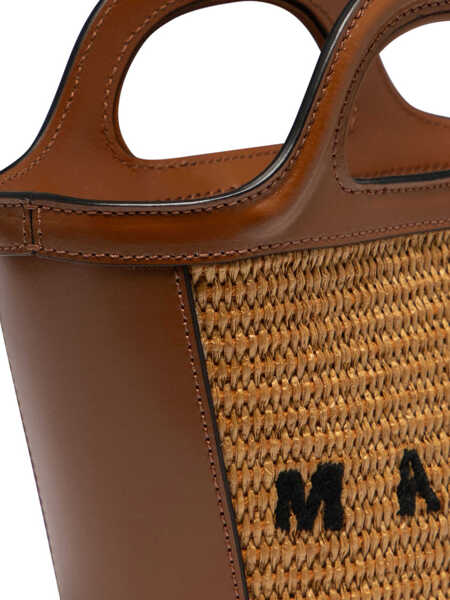 Genti de mana Marni Tropicalia handbag Beige Femei (BM 18738801) 4