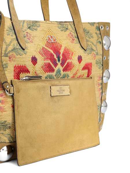 Genti de umar Valentino Garavani Nellcte shopper bag Beige Femei (BM 18738810) 3