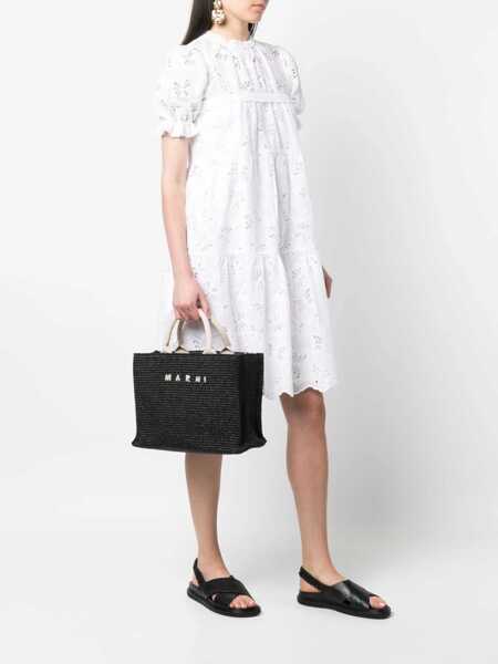 Genti de mana Marni East/West tote bag Black Femei (BM 18738969) 2