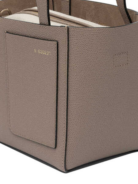 Genti de mana VALEXTRA Soft Micro bucket bag Grey Femei (BM 18739014) 4