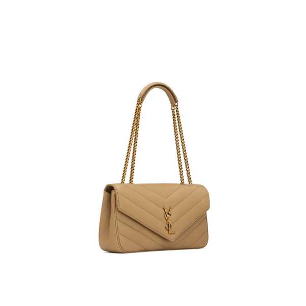 Genti de mana Saint Laurent Saint Laurent Lou Lou Medium Shoulder Bag Beige Femei (BM 18739053) 2