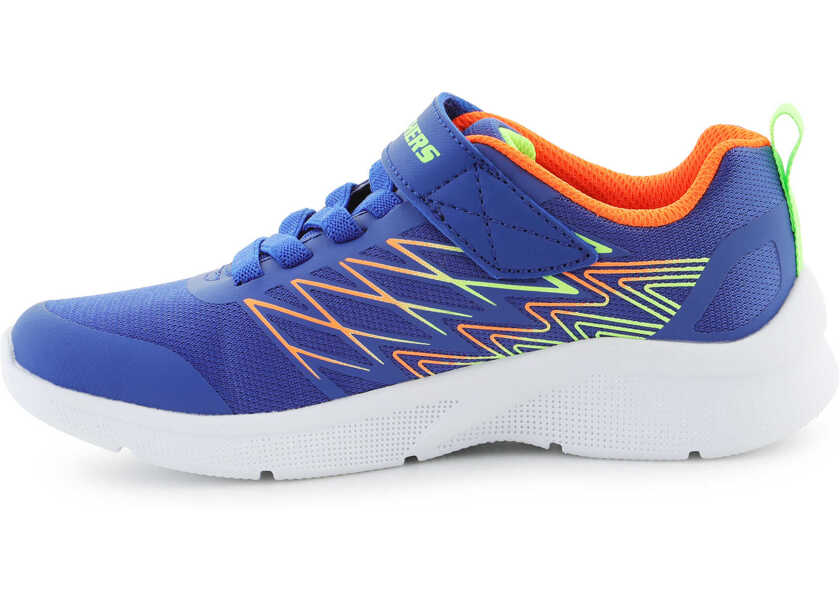 Sneakers SKECHERS MICROSPEC - TEXLOR Blue/Orange Blue Baieti (BM 18739057) 4