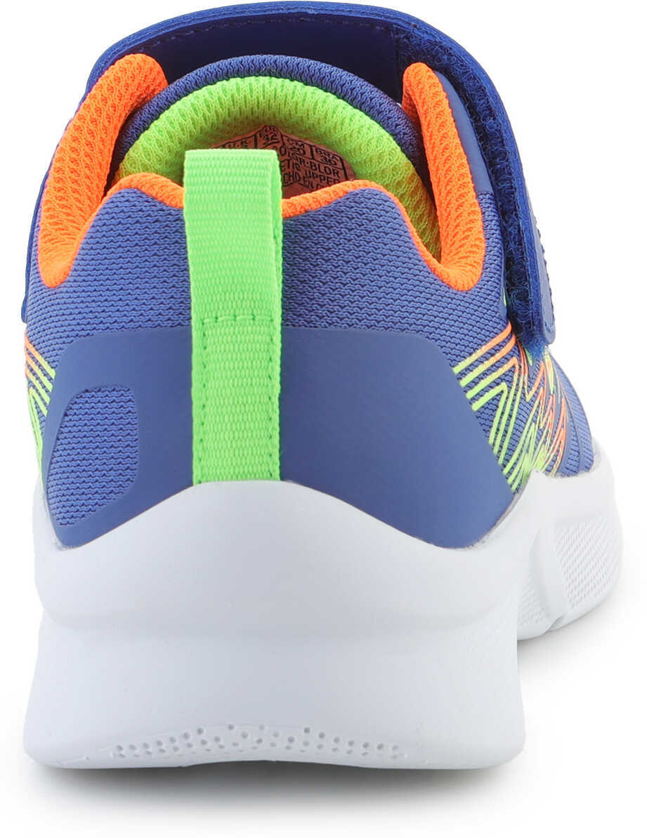 Sneakers SKECHERS MICROSPEC - TEXLOR Blue/Orange Blue Baieti (BM 18739057) 5