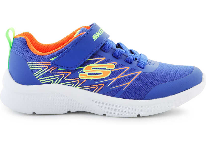Sneakers SKECHERS MICROSPEC - TEXLOR Blue/Orange Blue Baieti (BM 18739057) 6