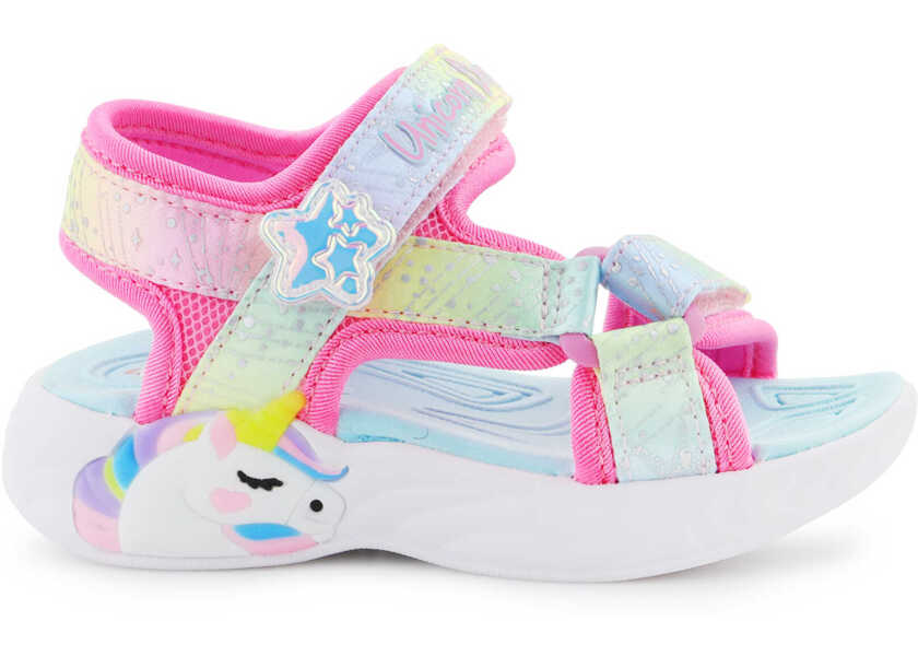 Sandale SKECHERS S-Lights Unicorn Dreams Sandal-Majestic Bliss Pink/Multi Pink Fete (BM 18739060) 6