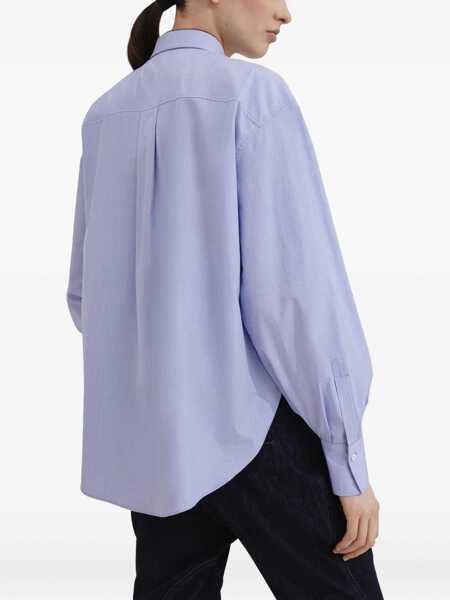 Camasi casual Brunello Cucinelli Cotton Shirt AZZURRO Femei (BM 18739099) 4