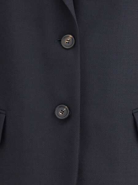 Sacouri Brunello Cucinelli Virgin wool Blazer BLU Femei (BM 18739186) 3