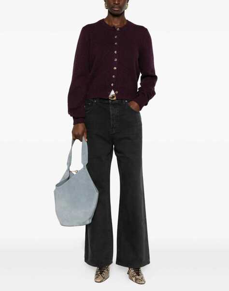 Cardigane Khaite Everheart Cardigan PLUM Femei (BM 18739207) 2