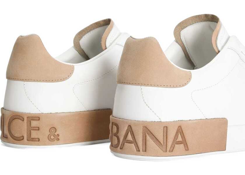 Sneakers Dolce & Gabbana Logo Sneakers BIANCO/CUOIO Barbati (BM 18739216) 4