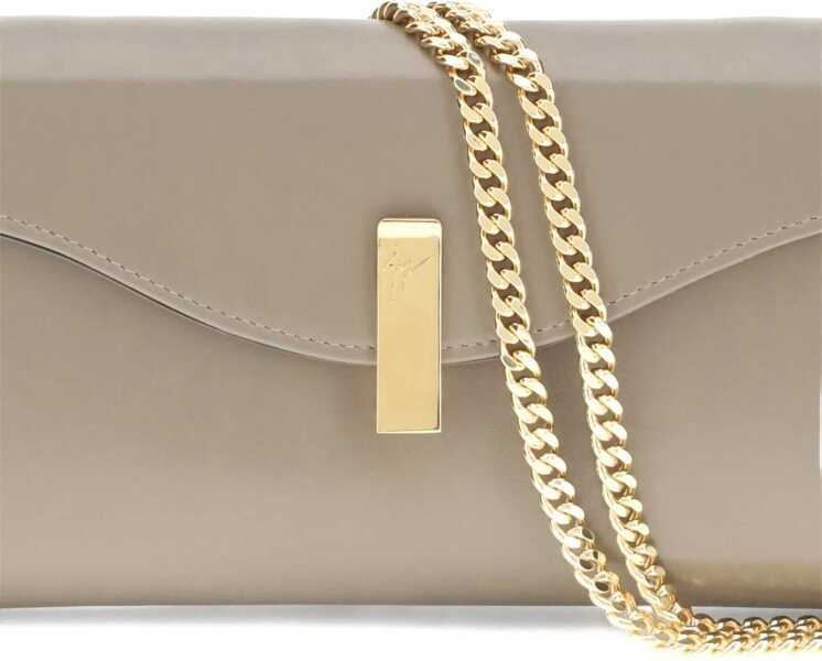 Genti plic Giuseppe Zanotti Flutie Clutch Bag BEIGE Femei (BM 18739225) 4