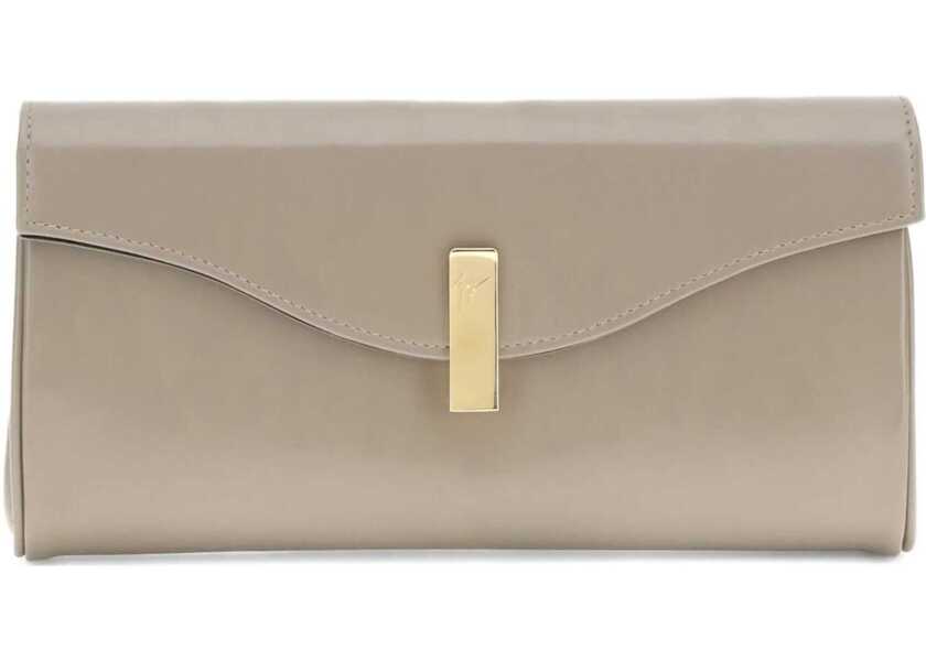 Genti plic Giuseppe Zanotti Flutie Clutch Bag BEIGE Femei (BM 18739225) 1