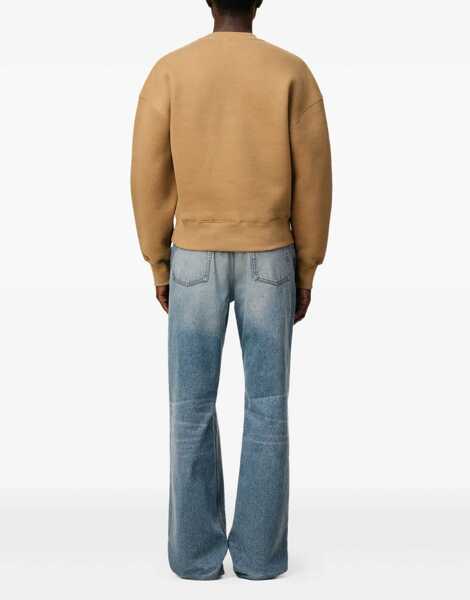 Bluze de trening AMI Paris Ami De Coeur Embosse Sweatshirt CAMEL Femei (BM 18739267) 3