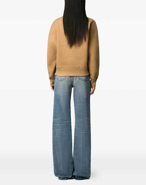 Bluze de trening AMI Paris Ami De Coeur Embosse Sweatshirt CAMEL Femei (BM 18739267) 4