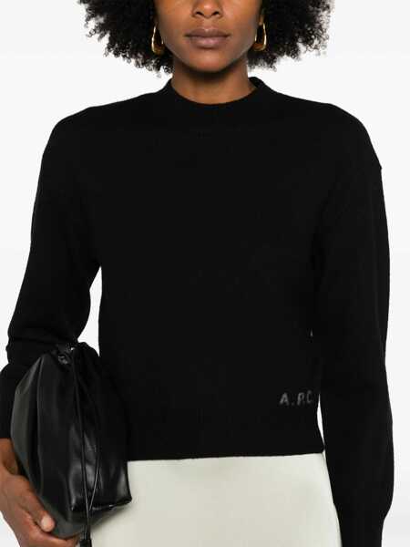 Pulovere casual A.P.C. Shirt Esther BLACK Femei (BM 18739315) 5