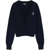 Cardigane Cardigan With Embroidered Logo Femei