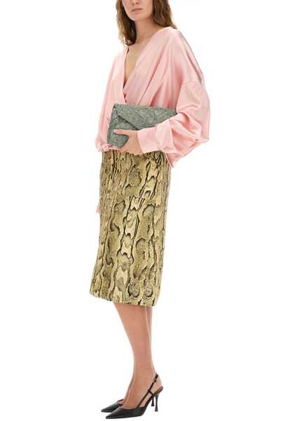 Fuste casual Dries Van Noten Skirt With Animal Pattern ANIMALIER Femei (BM 18739324) 2