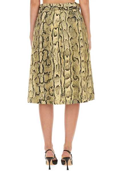 Fuste casual Dries Van Noten Skirt With Animal Pattern ANIMALIER Femei (BM 18739324) 3
