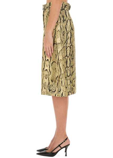 Fuste casual Dries Van Noten Skirt With Animal Pattern ANIMALIER Femei (BM 18739324) 4
