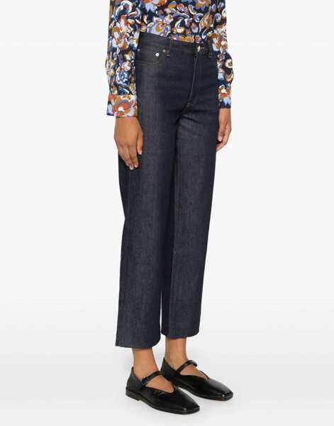 Blugi skinny A.P.C. New Sailor Jeans BLUE Femei (BM 18739333) 3