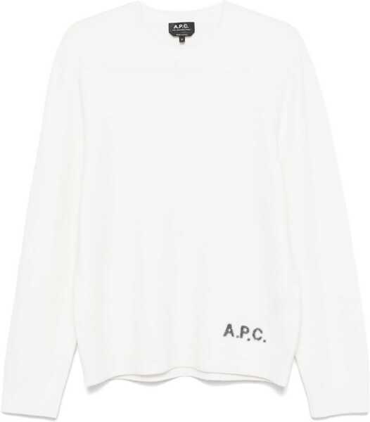 Pulovere casual A.P.C. Jersey Edward IVORY Barbati (BM 18739339) 1