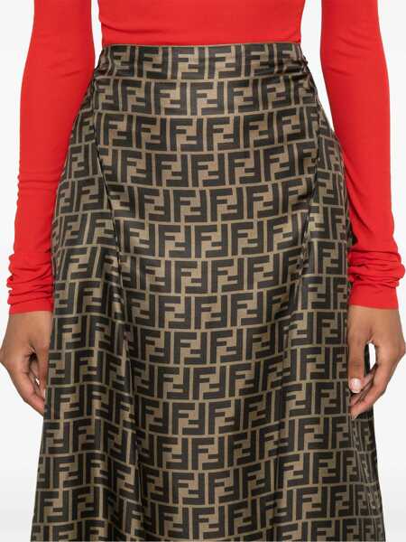 Fuste Fendi Fendi Skirts BROWN Femei (BM 18740964) 5