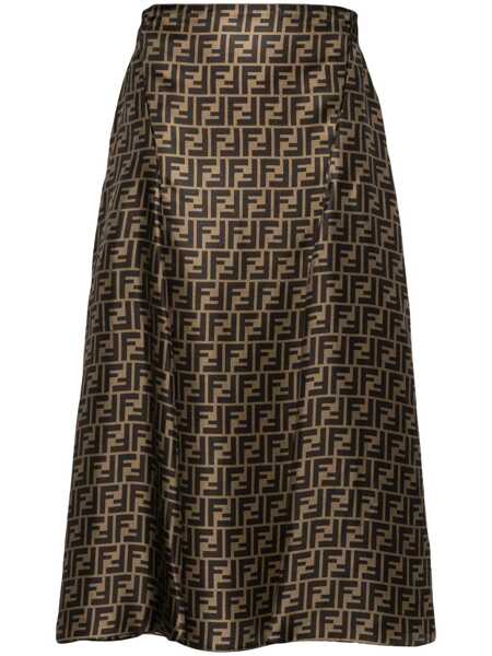 Fuste Fendi Fendi Skirts BROWN Femei (BM 18740964) 1