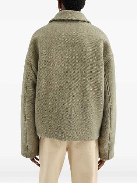 Geci Jil Sander Jil Sander Light Green Wool Casual Jacket GREEN Barbati (BM 18741111) 2