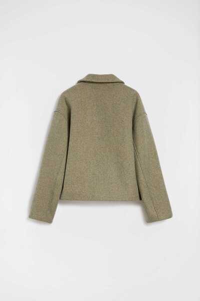 Geci Jil Sander Jil Sander Light Green Wool Casual Jacket GREEN Barbati (BM 18741111) 3